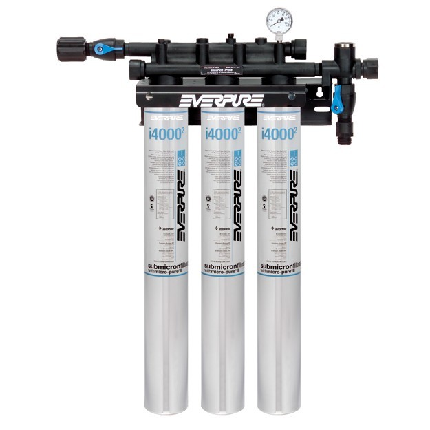 爱惠浦I40002三联款净水器 制冰机大流量过滤器-广州爱惠浦